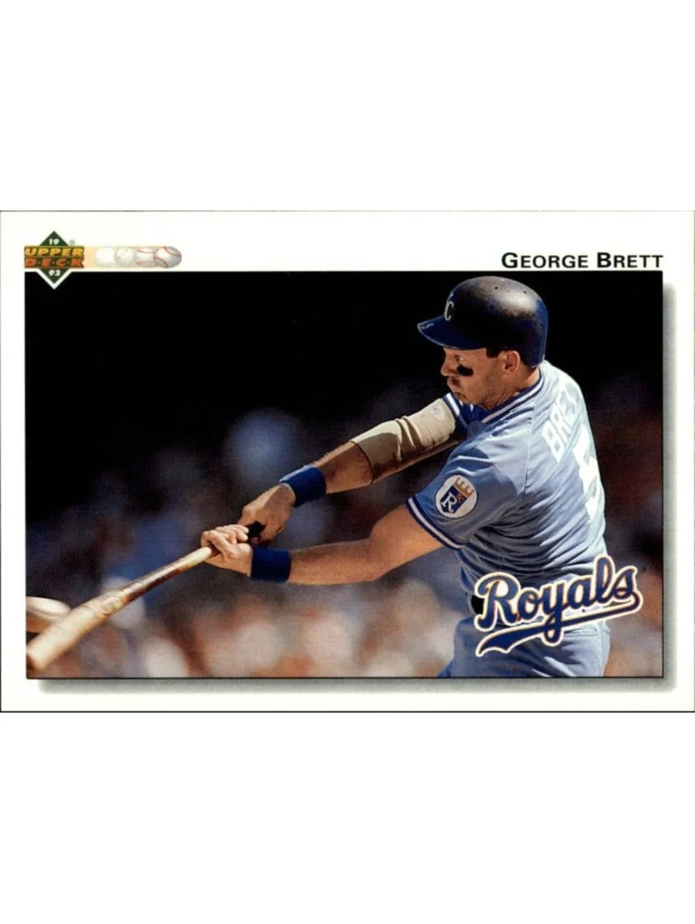 George Brett 1992 Upper Deck MLB #444 Baseball Card Kansas City Royals